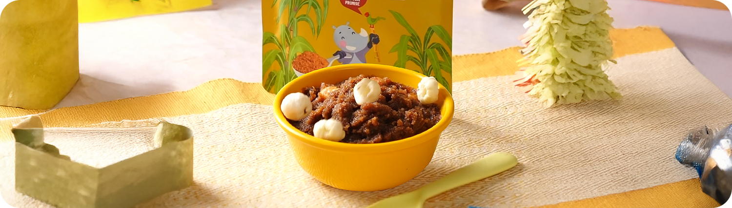 Jaggery Makhana Halwa