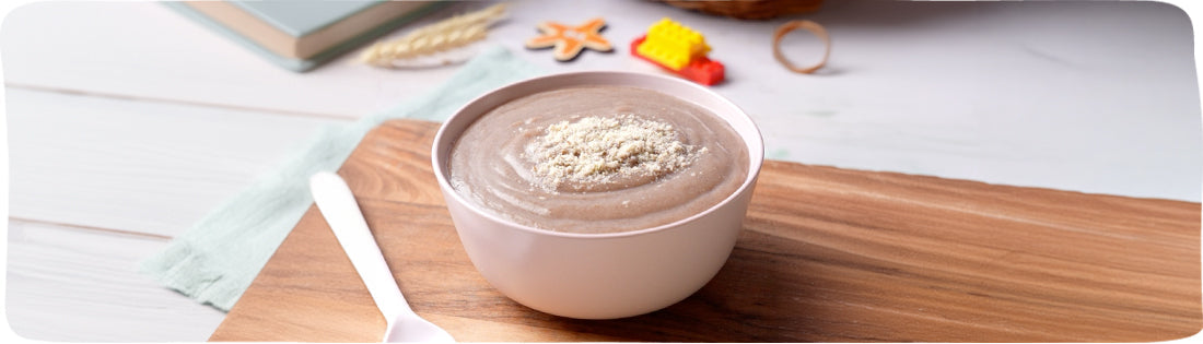 Ragi almond banana porridge