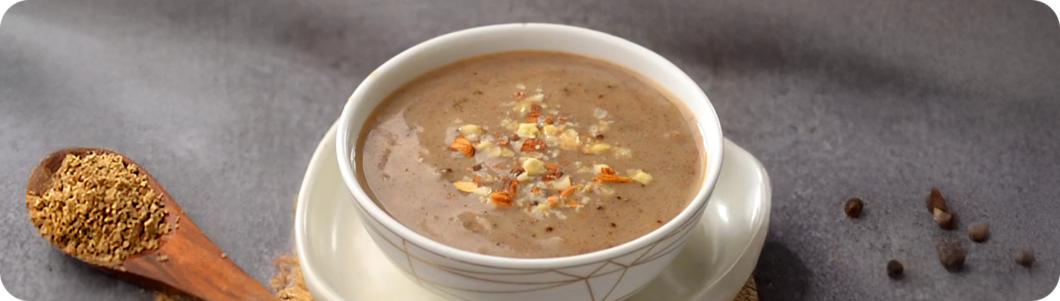 Winter Special Sprouted Ragi Raab