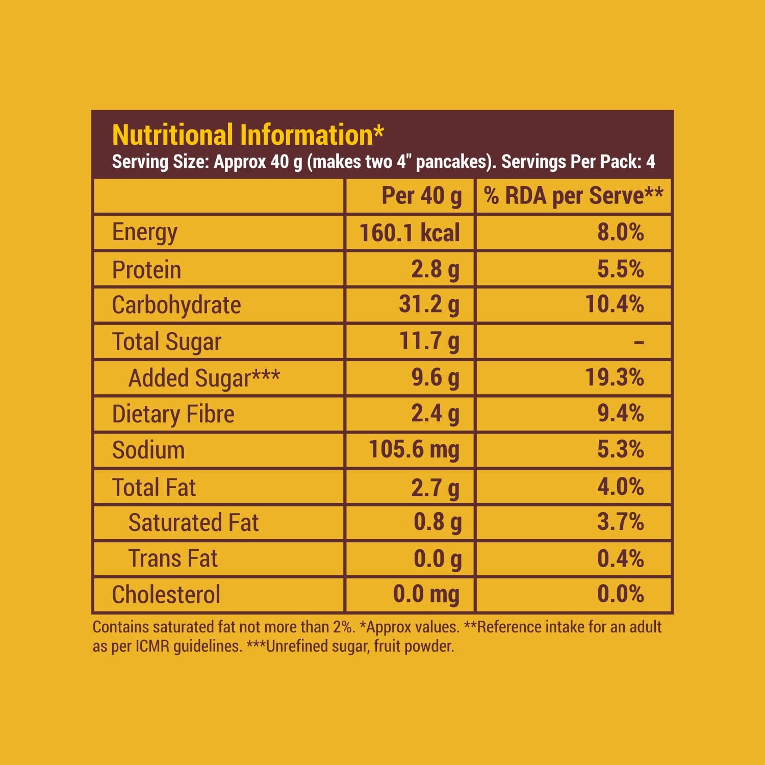 Slurrp Farm Pancake Banana Choco-Chip Millet Pancake Mix | No Maida