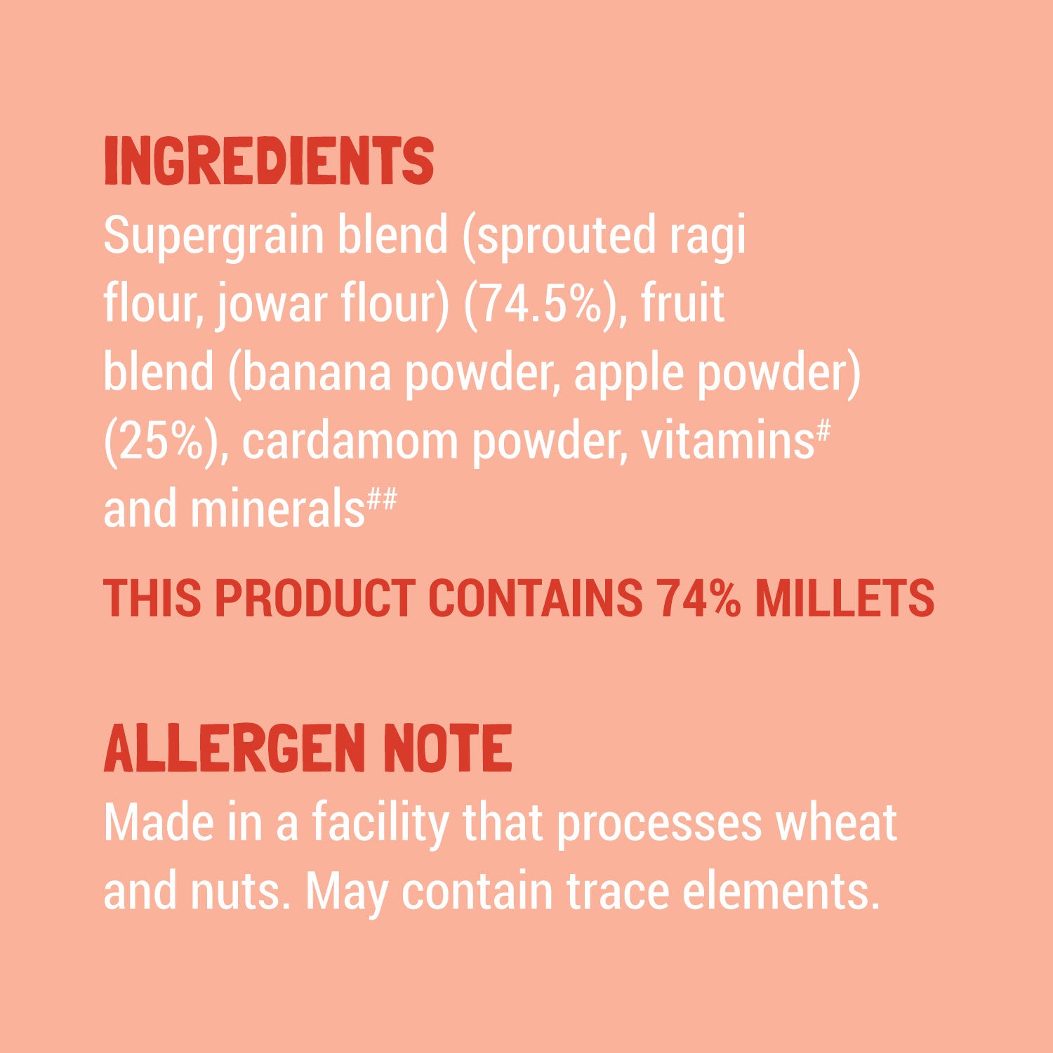 Slurrp Farm Cereal pack of 1 Ragi, Apple & Banana Cereal