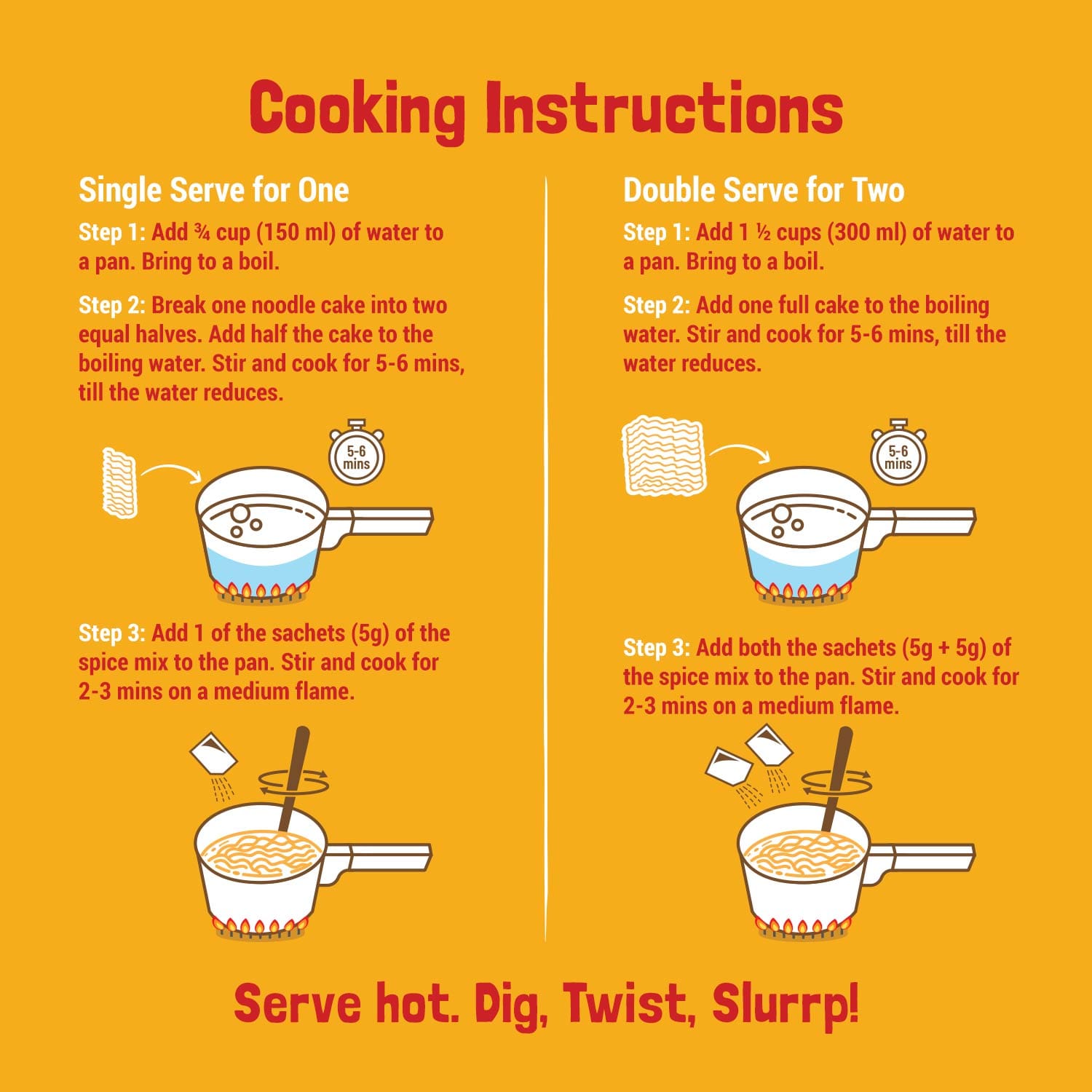 Slurrp Farm Instant Noodle Instant Noodles Serves-4 (pack of 2)