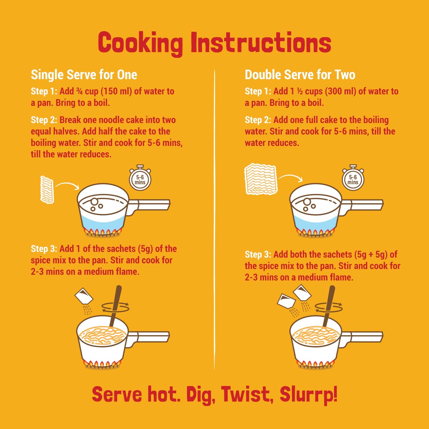 Slurrp Farm Instant Noodle Instant Noodles - Serves 8 (Pack of 4)