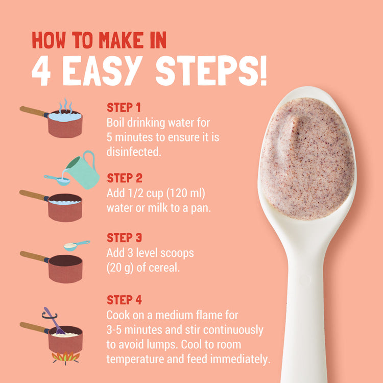 Slurrp Farm Cereal pack of 1 Ragi, Apple & Banana Cereal