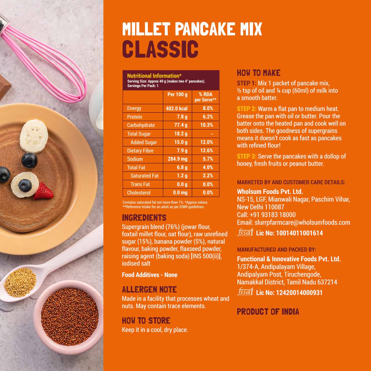 Slurrp Farm Cereal Pancakes Trial Pack Combo