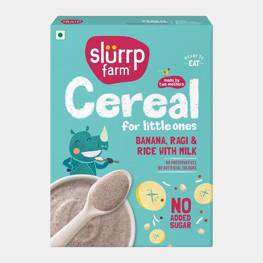 Slurrp Farm wk_wallet pack of 1 Banana, Ragi & Rice Cereal