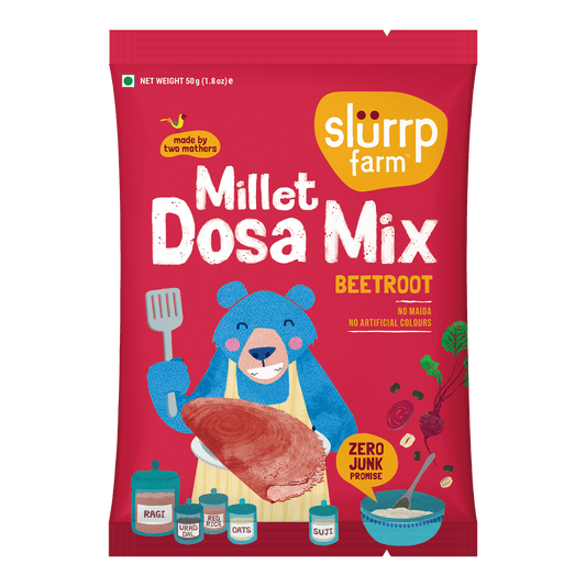 TRIAL PACK - Multigrain Millet Dosa Mix Beetroot, 50g
