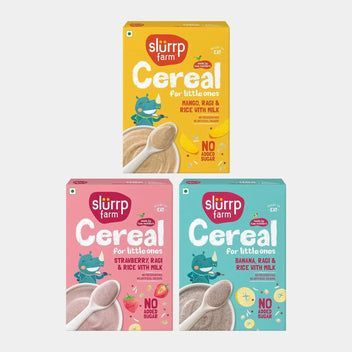 Slurrp Farm Cereal Bestseller Super Combo: Cereals for Little Ones