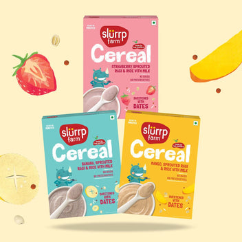 Slurrp Farm Cereal Bestseller Super Combo: Cereals for Little Ones