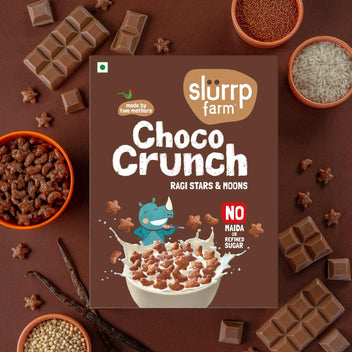 Slurrp Farm Crunch Choco Crunch - Ragi Stars and Moons