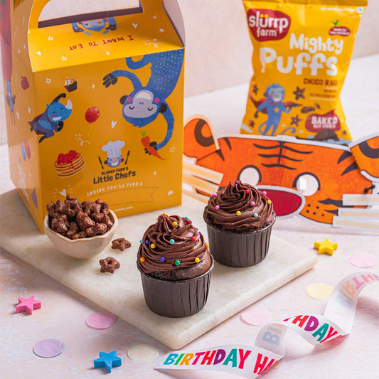 Superhero Cupcake Kit | Birthday Return Gift Kit