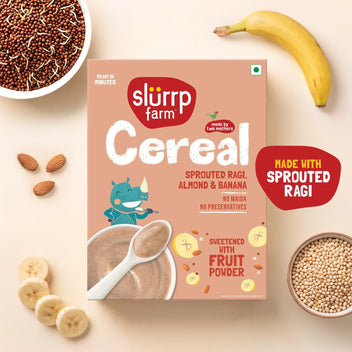 Slurrp Farm Cereal Ragi, Almond and Banana Cereal
