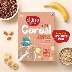 Ragi, Almond and Banana Cereal