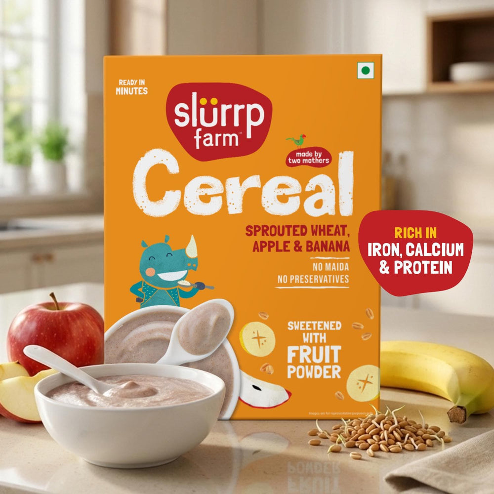 Instant Healthy Cereal | Wheat, Apple & Banana Cereal