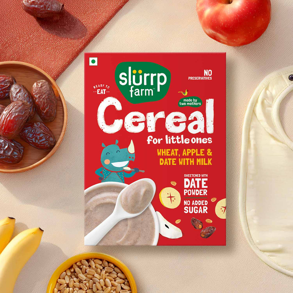 Wheat, Apple & Date with Milk | Instant Cereal
