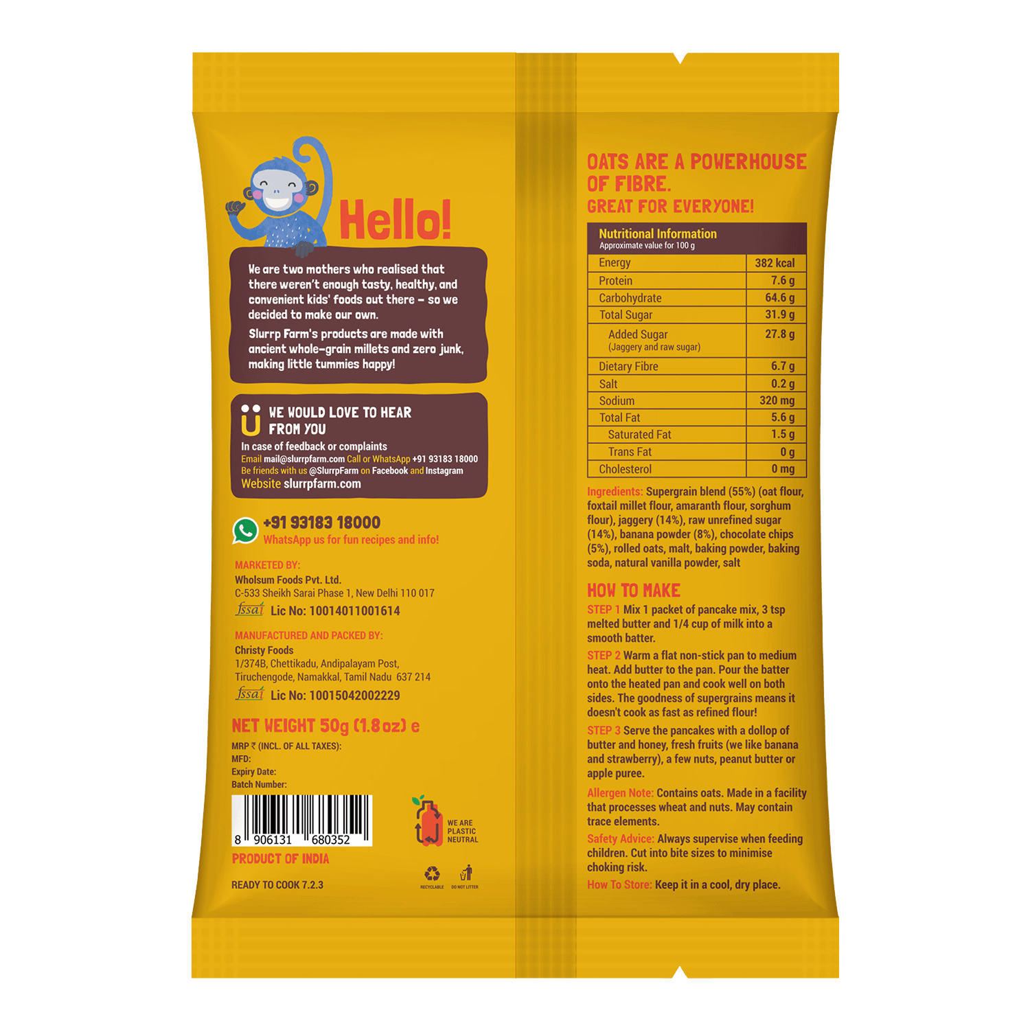 Slurrp Farm Healthy Snacks Trial Pack Combo