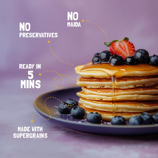 Slurrp Farm Pancake Blueberry Millet Pancake Mix