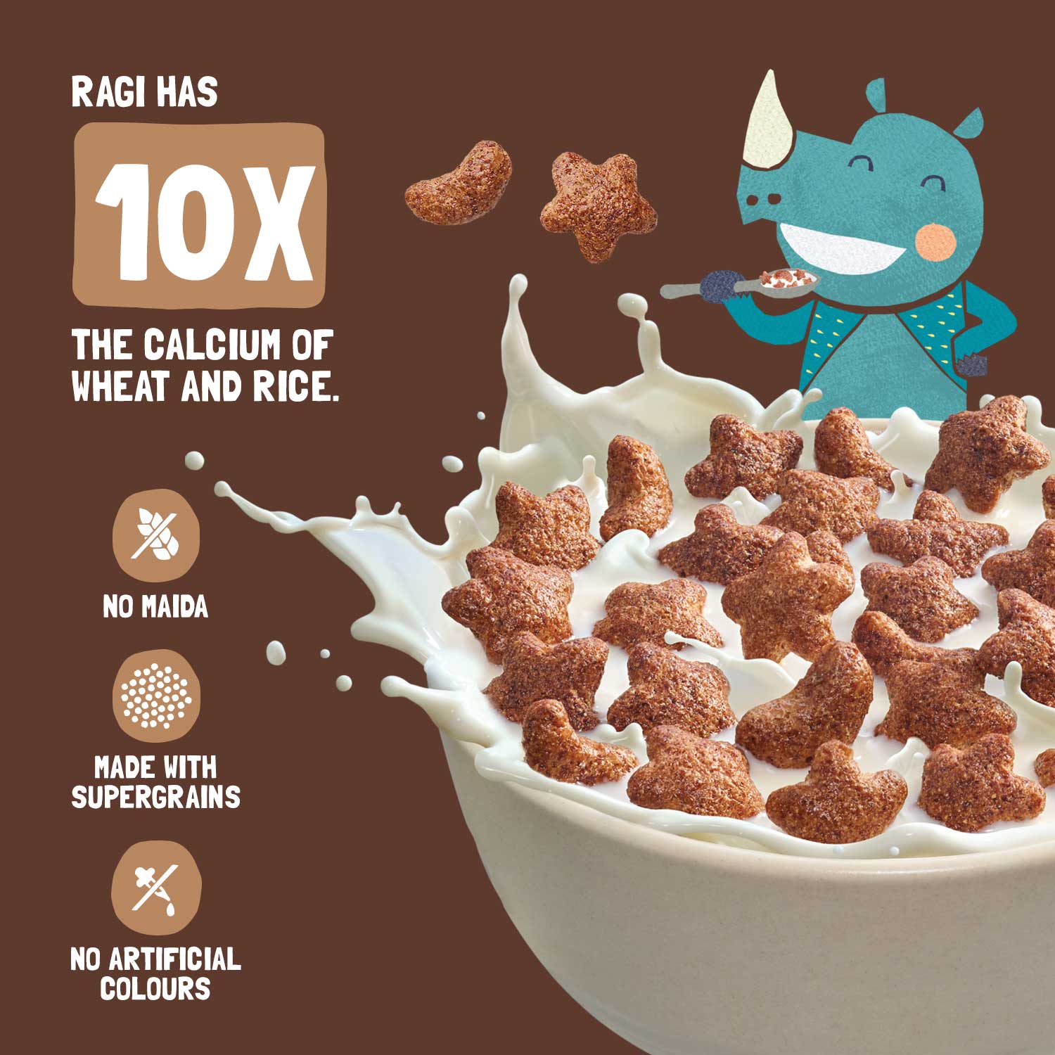 Slurrp Farm Crunch Choco Crunch - Ragi Stars and Moons