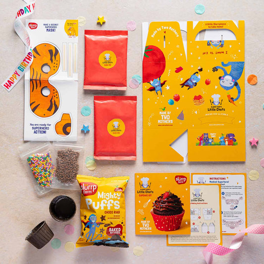 Superhero Cupcake Kit | Birthday Return Gift Kit