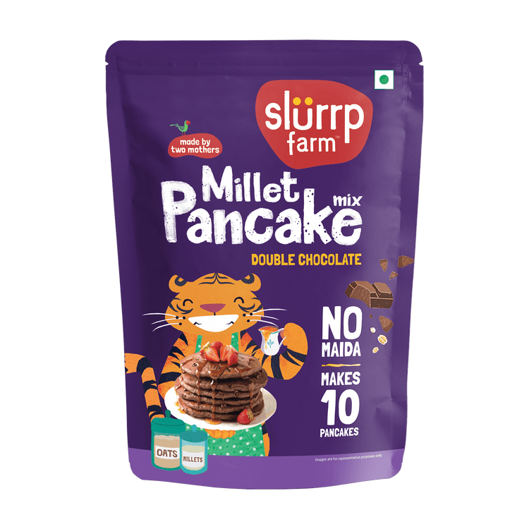 Slurrp Farm Pancake Double Chocolate Millet Pancake Mix