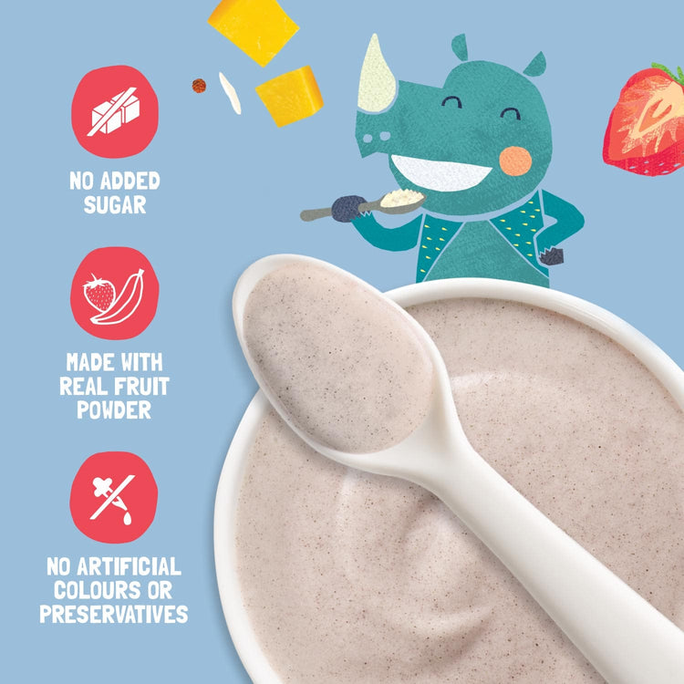 Slurrp Farm Cereal Multigrain Millets and Mixed Fruit Cereal with Milk