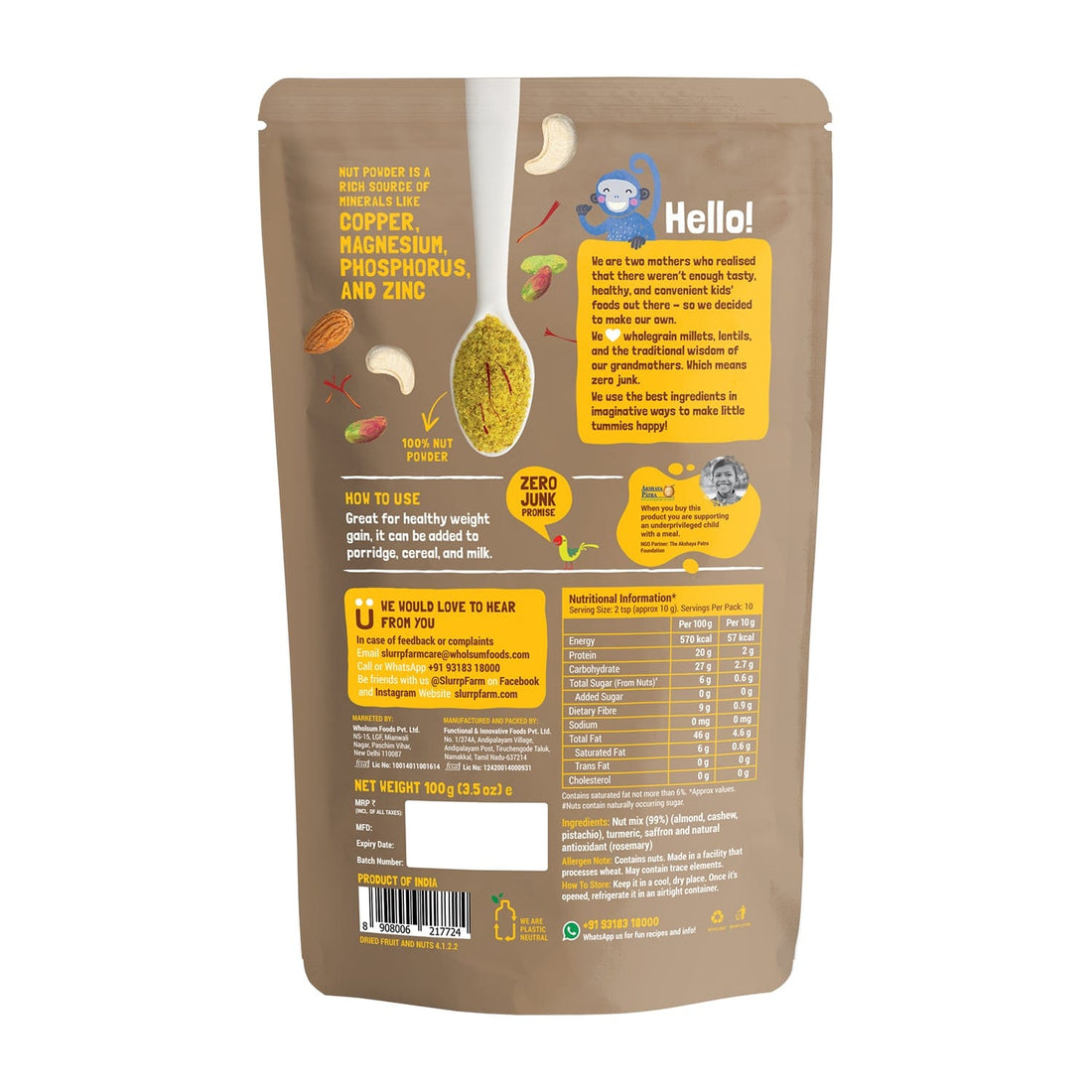Buy Pure Dry Nut Powder At Best Price | Nut Powder For Little Ones ...
