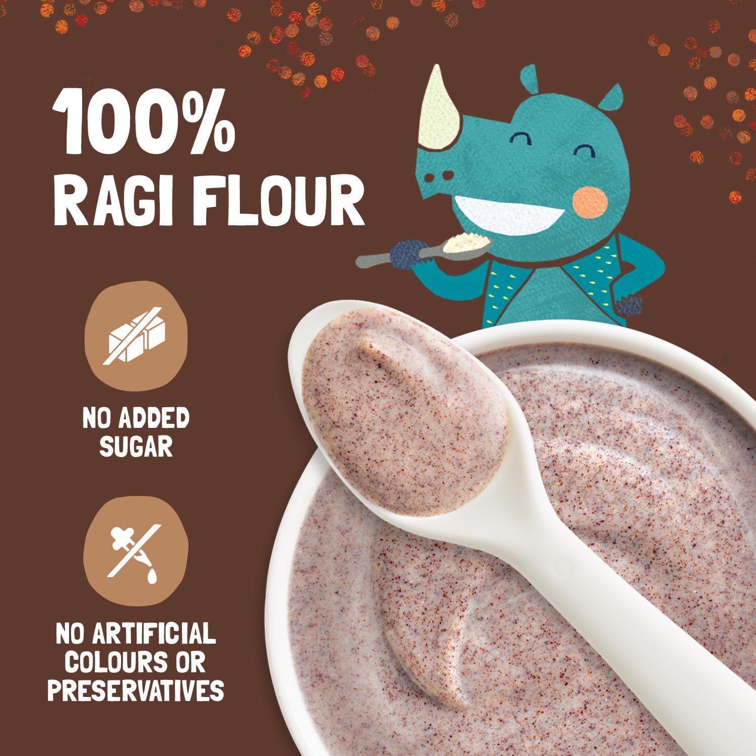 Slurrp Farm Cereal Sprouted Ragi Powder for Little Ones