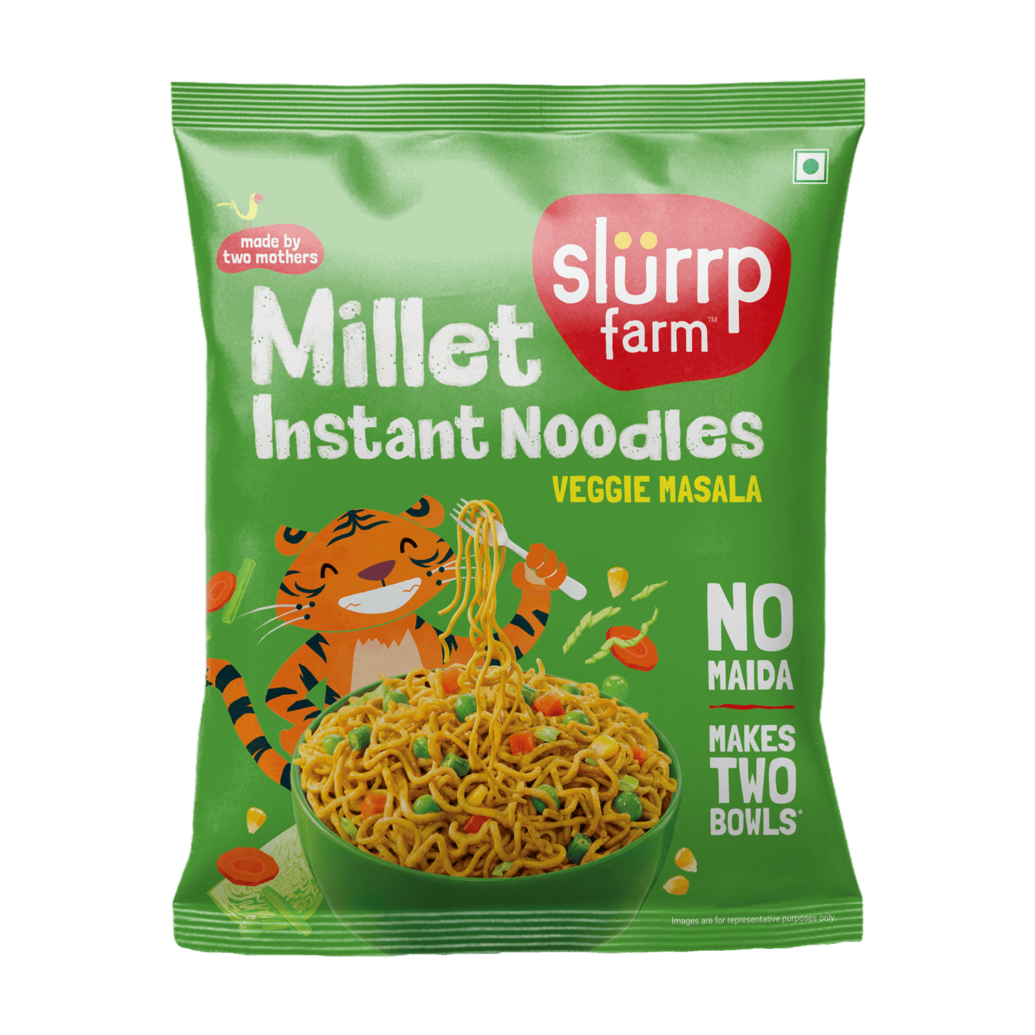 Slurrp Farm Instant Noodle Instant Millet Noodles - Veggie Masala