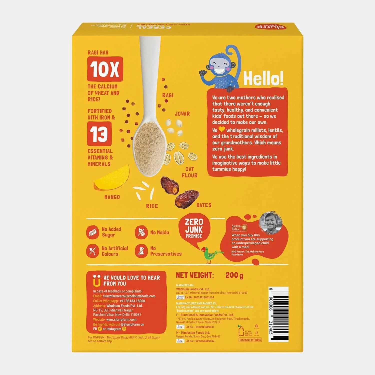 Slurrp Farm Cereal Bestseller Super Combo: Cereals for Little Ones