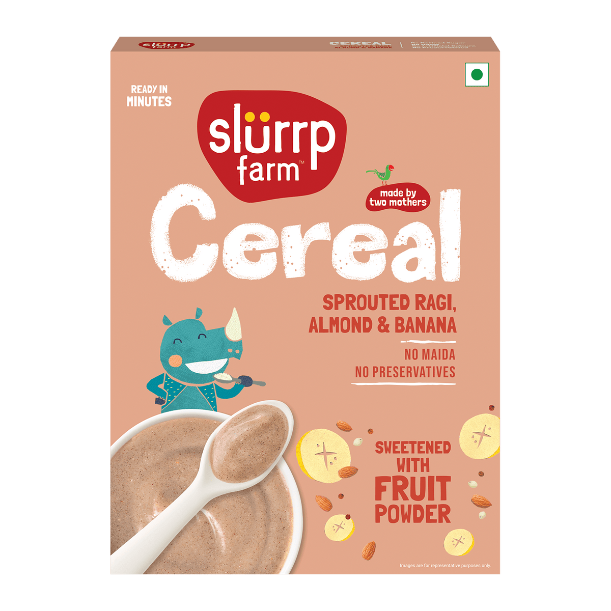 Slurrp Farm Cereal Ragi, Almond and Banana Cereal