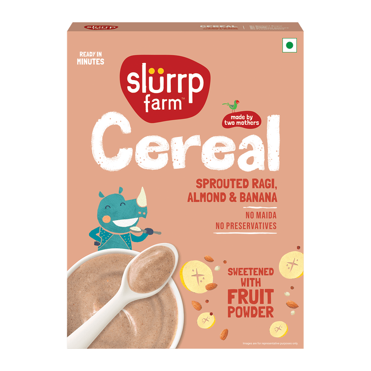 Slurrp Farm Cereal Ragi, Almond and Banana Cereal