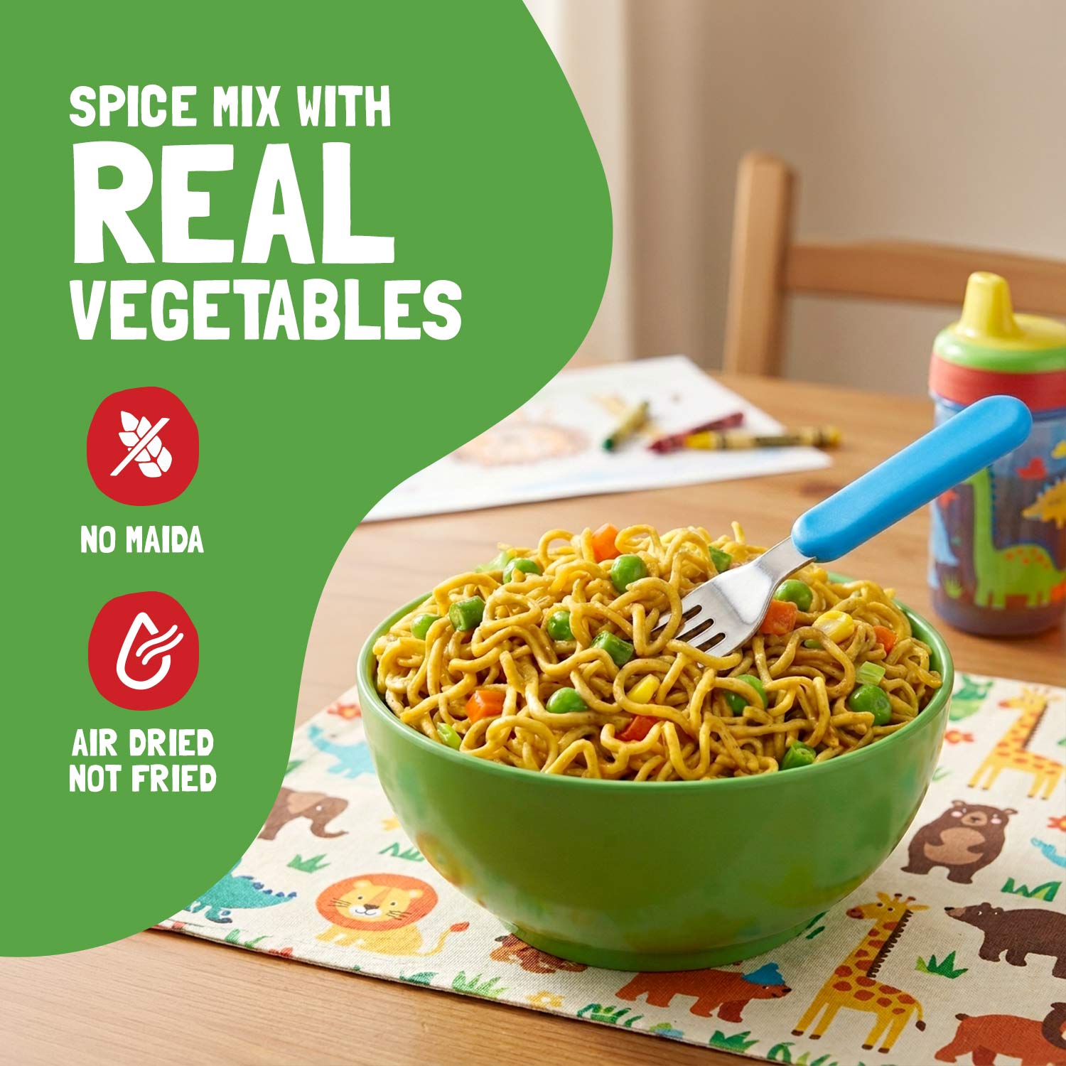 Slurrp Farm Instant Noodle Instant Millet Noodles - Veggie Masala