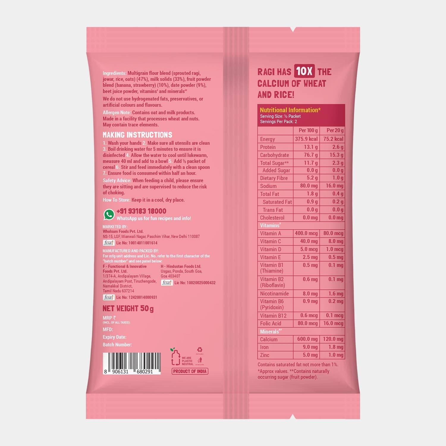 Slurrp Farm Cereal Starter Trial Pack Combo