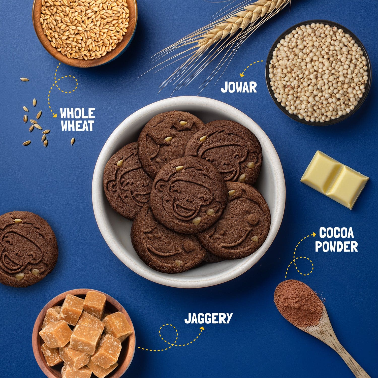 Slurrp Farm Cookies Pack of 1 Milky Choco Chip Cookies I Yummy Biscuit