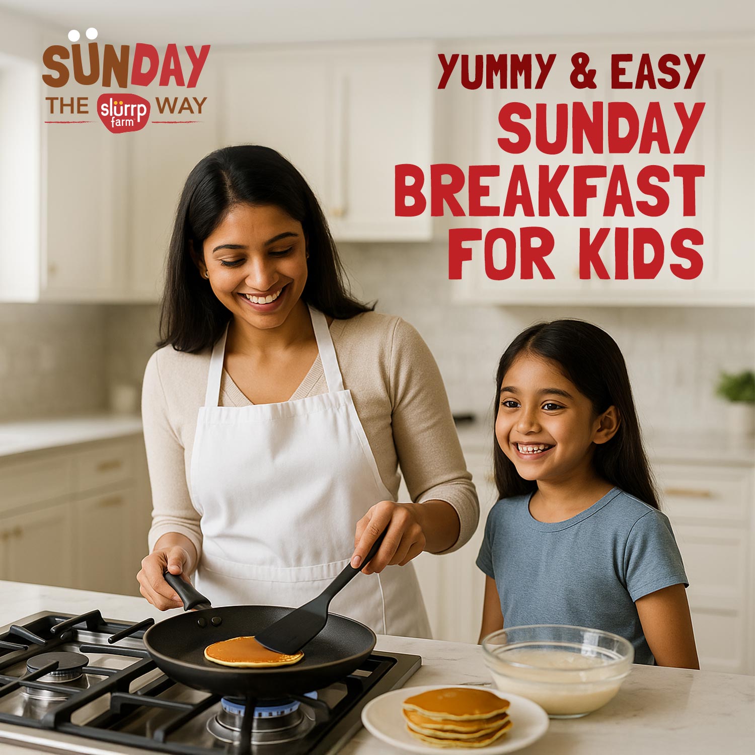 Slurrp Farm Pancake Banana Choco-Chip Millet Pancake Mix 300-gm Family Pack (Stock Up & Save)