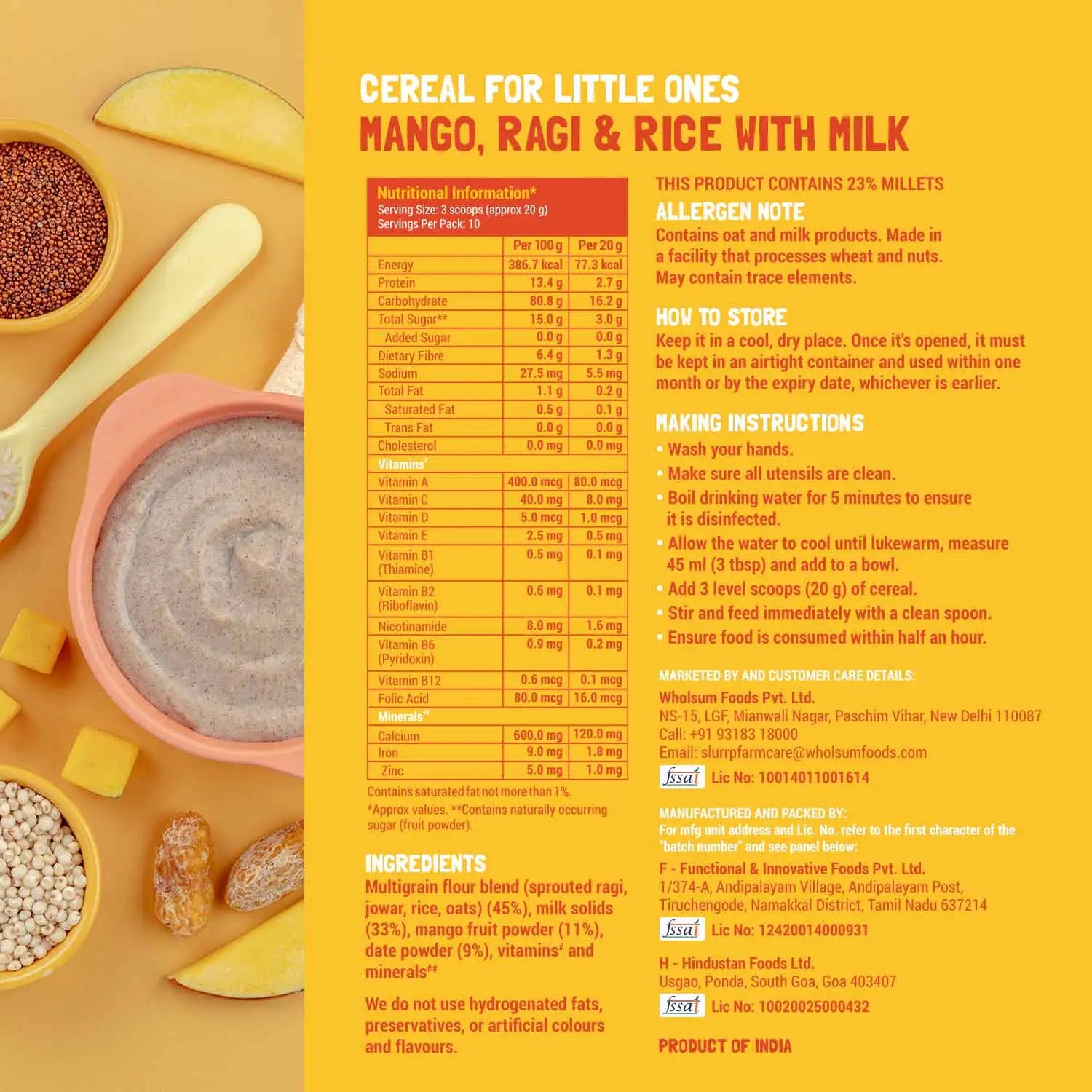 Slurrp Farm Cereal Bestseller Super Combo: Cereals for Little Ones