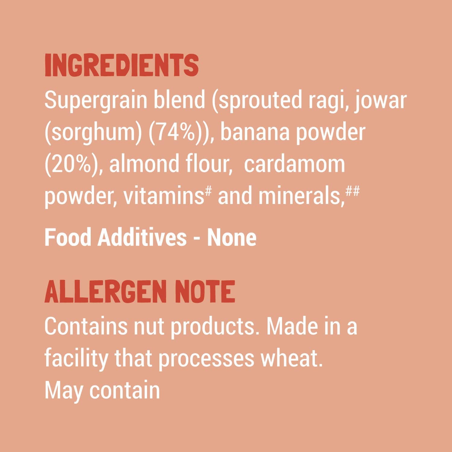 Slurrp Farm Baby Cereal pack of 1 Ragi, Almond and Banana Cereal