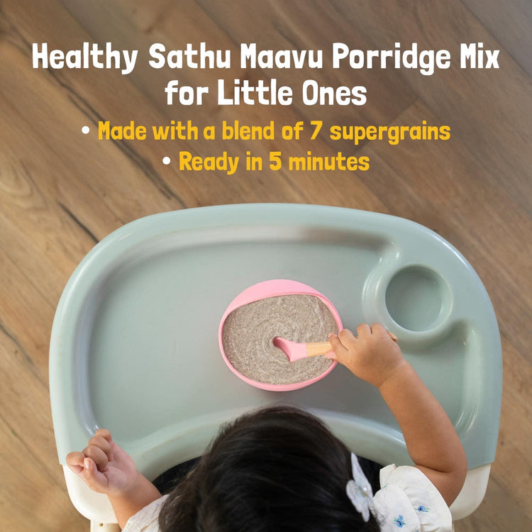 Slurrp Farm Cereal pack of 1 Sathu Maavu Porridge Mix