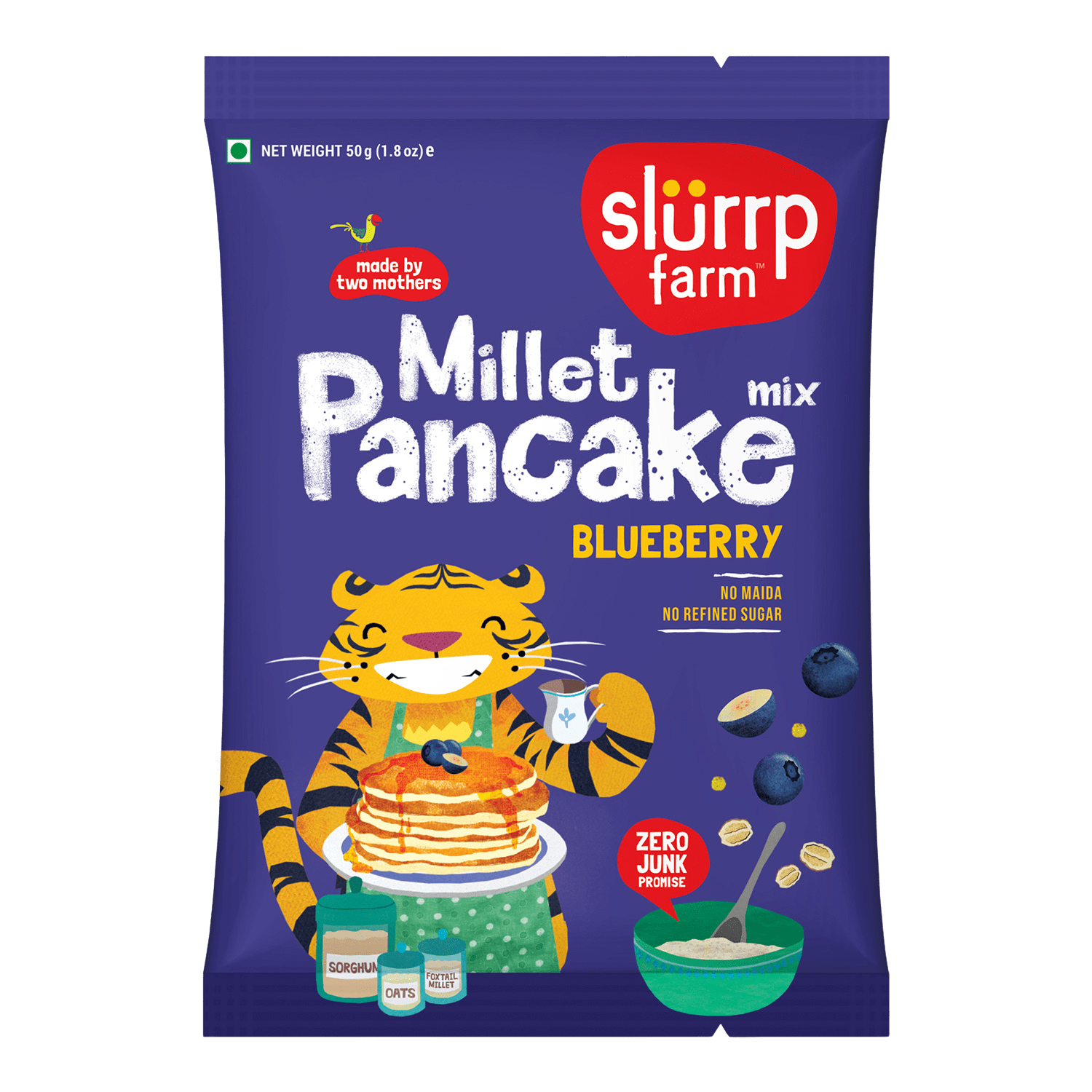 Slurrp Farm Trial Pack - Blueberry Millet Pancake