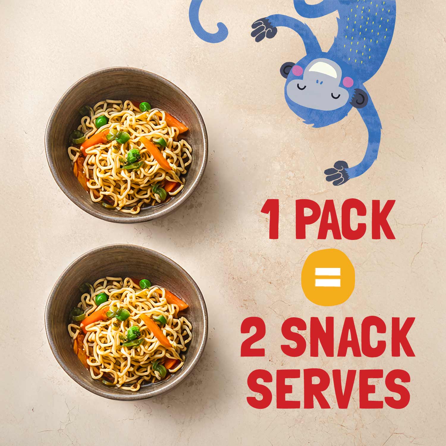 Slurrp Farm Instant Noodle Instant Noodles - Serves 2 (Pack of 1)