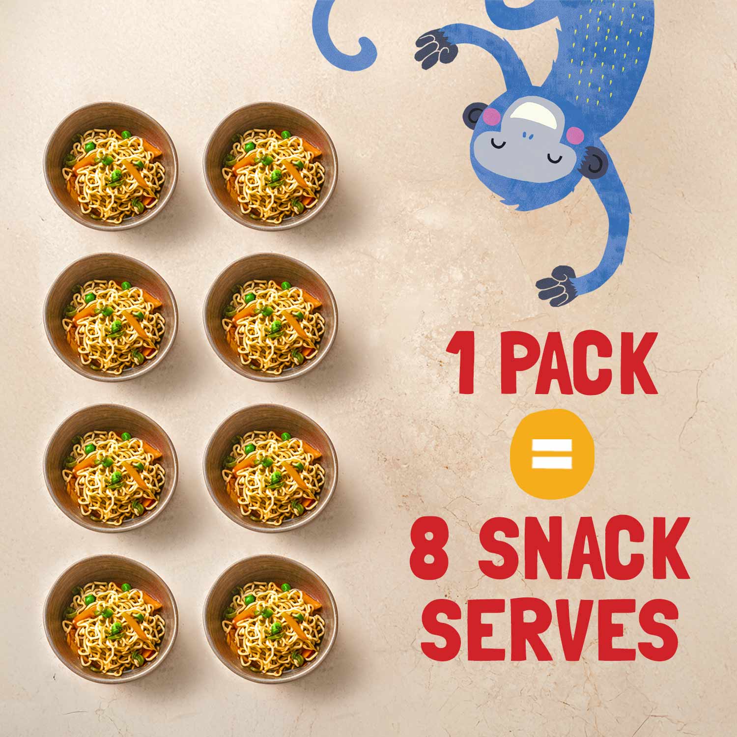 Slurrp Farm Instant Noodle Instant Noodles - Serves 8 (Pack of 4)