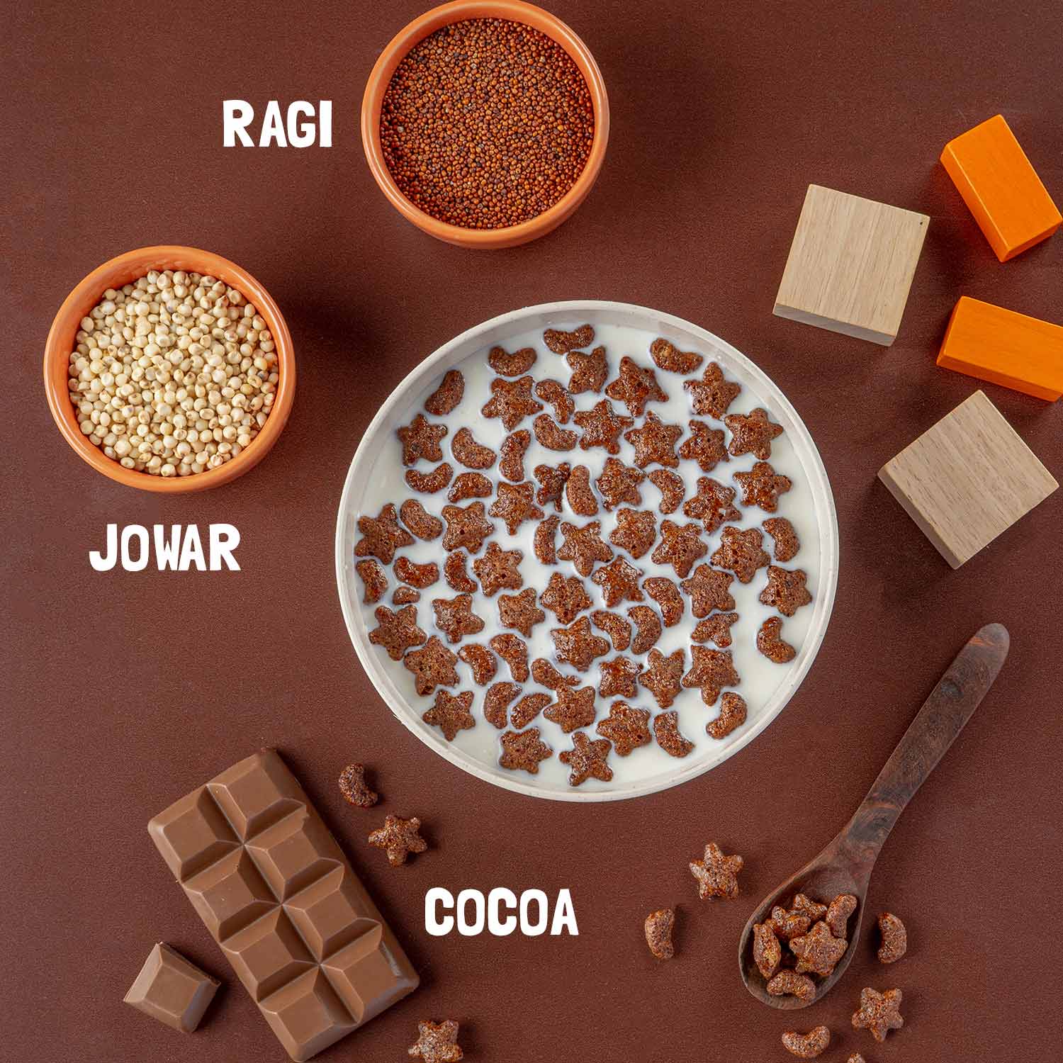 Slurrp Farm Crunch Choco Crunch - Ragi Stars and Moons
