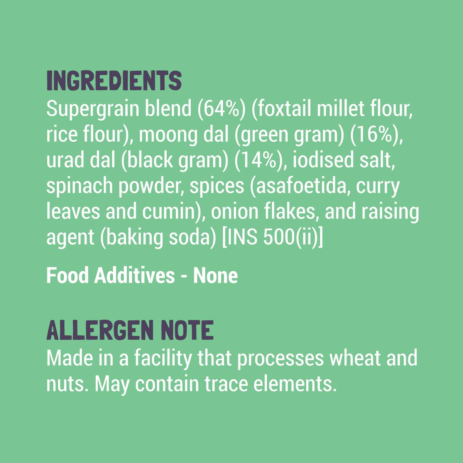 Slurrp Farm Spinach Dosa Spinach Multigrain Millet Dosa Mix