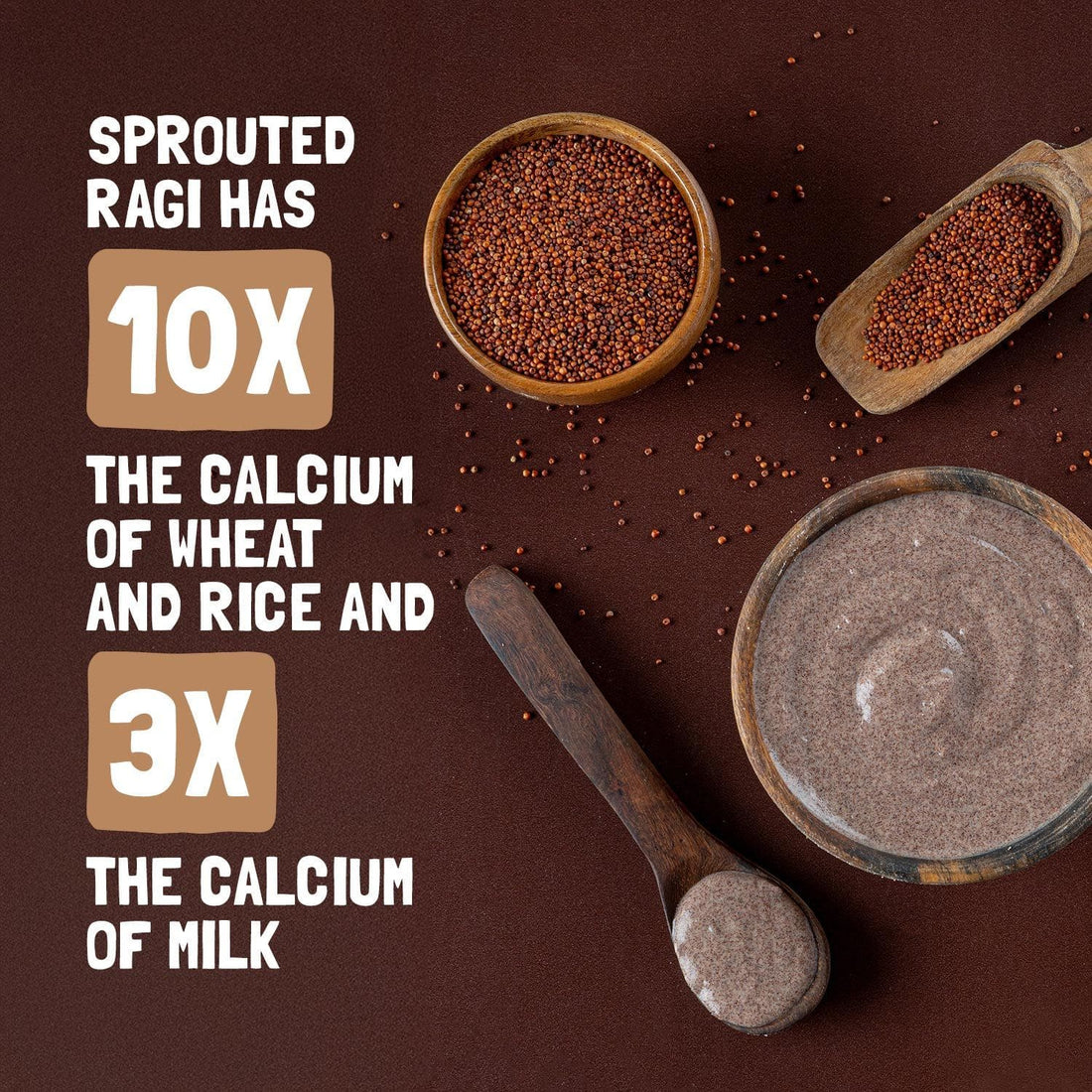 Sprouted Raggi Buy Sprouted Ragi Powder, Ragi Flour For Little Ones at Best Price ...
