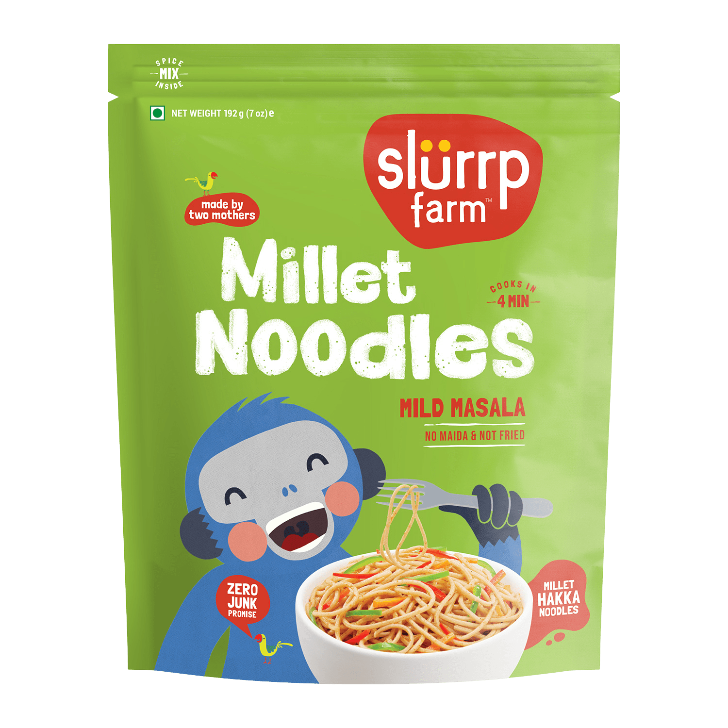 Slurrp Farm Millet Noodles - Pack of 3 Flavours