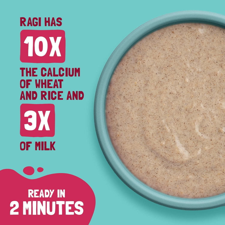 Slurrp Farm Cereal pack of 1 Banana, Ragi and Rice Cereal with Milk