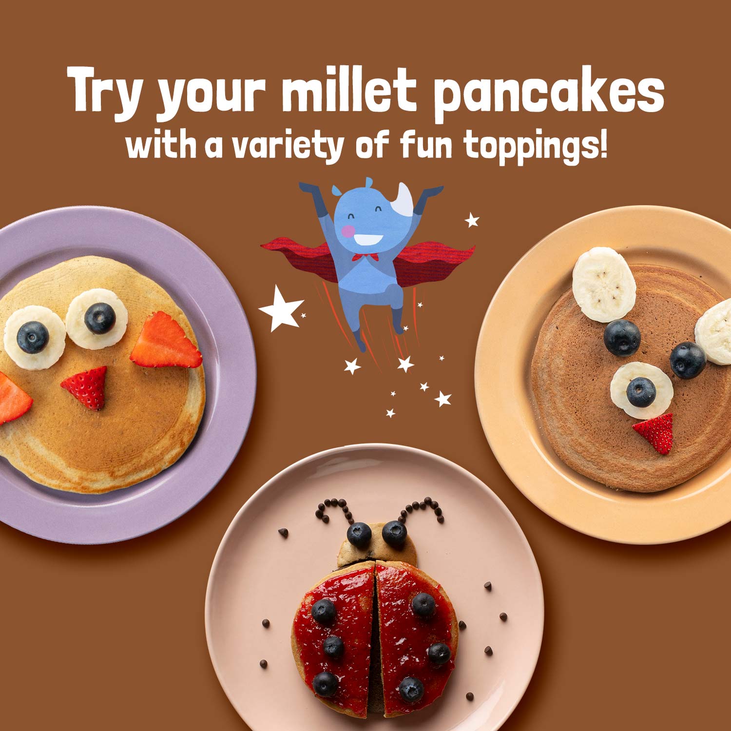 Slurrp Farm Pancake Chocolate Millet Pancake Mix | No Maida