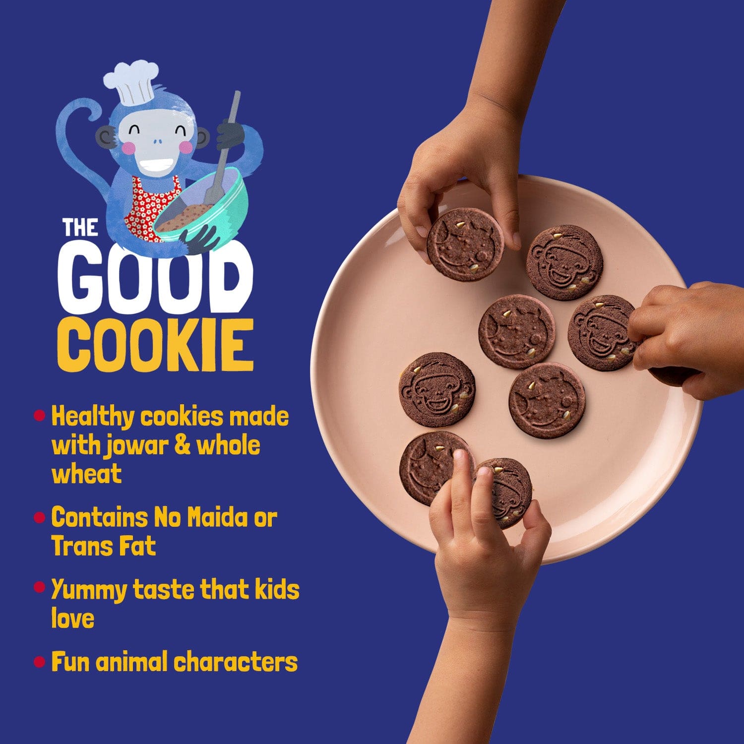 Slurrp Farm Cookies Pack of 1 Milky Choco Chip Cookies I Yummy Biscuit