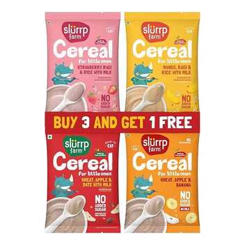 Slurrp Farm Cereal Starter Trial Pack Combo