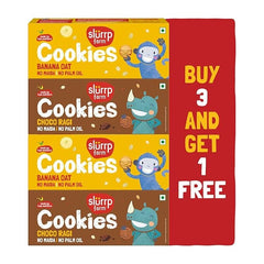 Choco Ragi & Banana Oat Multigrain Cookies | Buy 3 Get 1 Free | Super Saver Pack